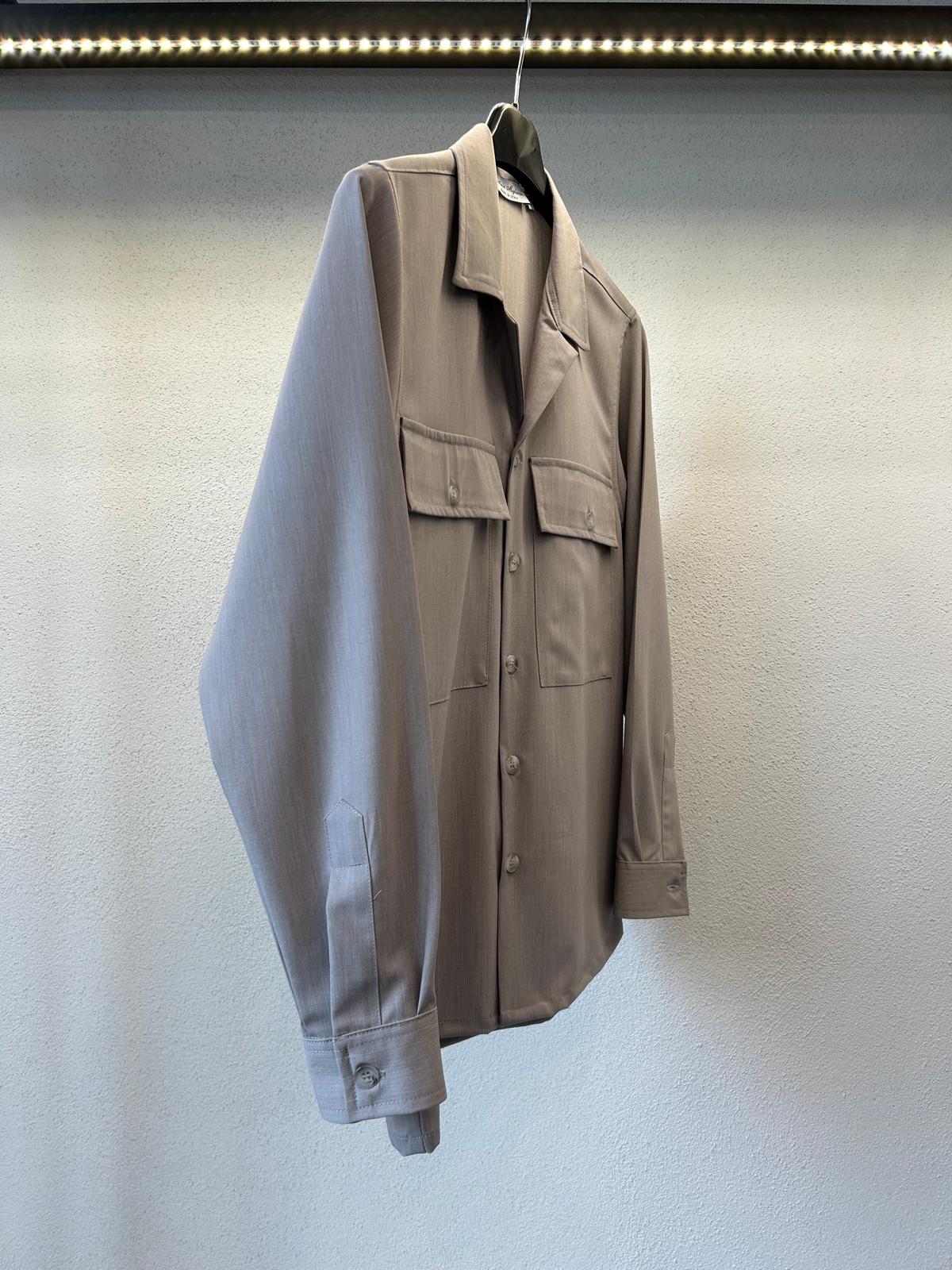 CAMICIA SAHARIANA MILLER CON TASCONI DA COMPLETO - 1107