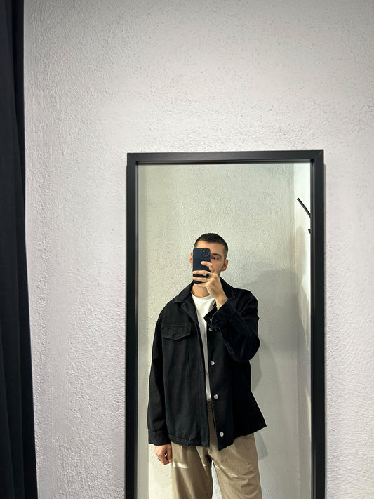 GIACCA HIDE IN DENIM - 2036