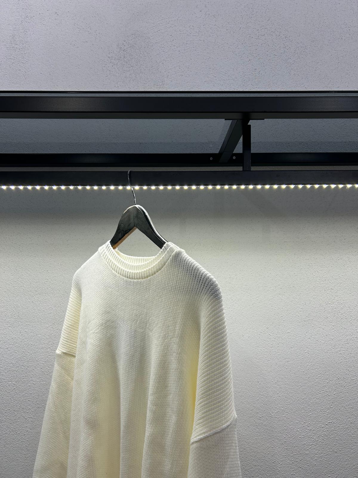 MAGLIONE OVERSIZE CON DOPPIO COLLO - 1255