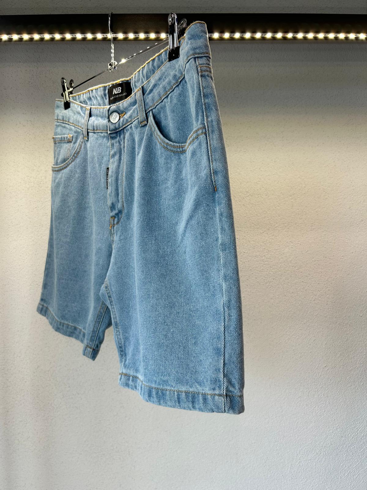 BERMUDA DI JEANS LAVAGGIO CHIARO - 1124