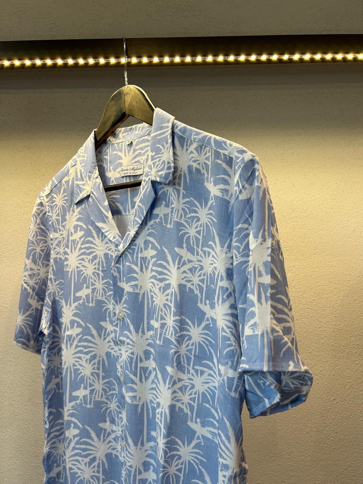 CAMICIA M/M IN VISCOSA FANTASIA - 1158