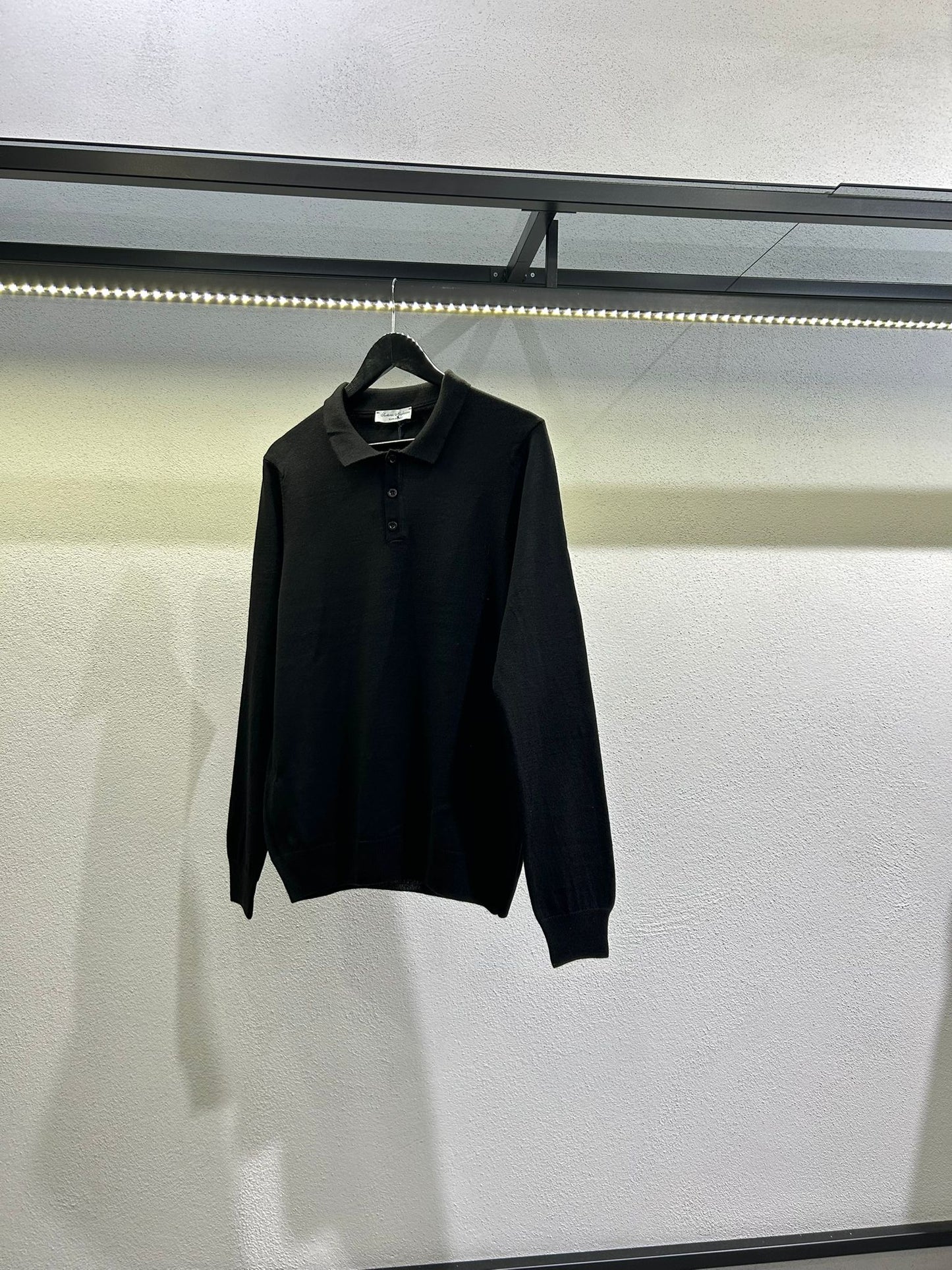 POLO REGULAR IN LANA RASATA - 1564