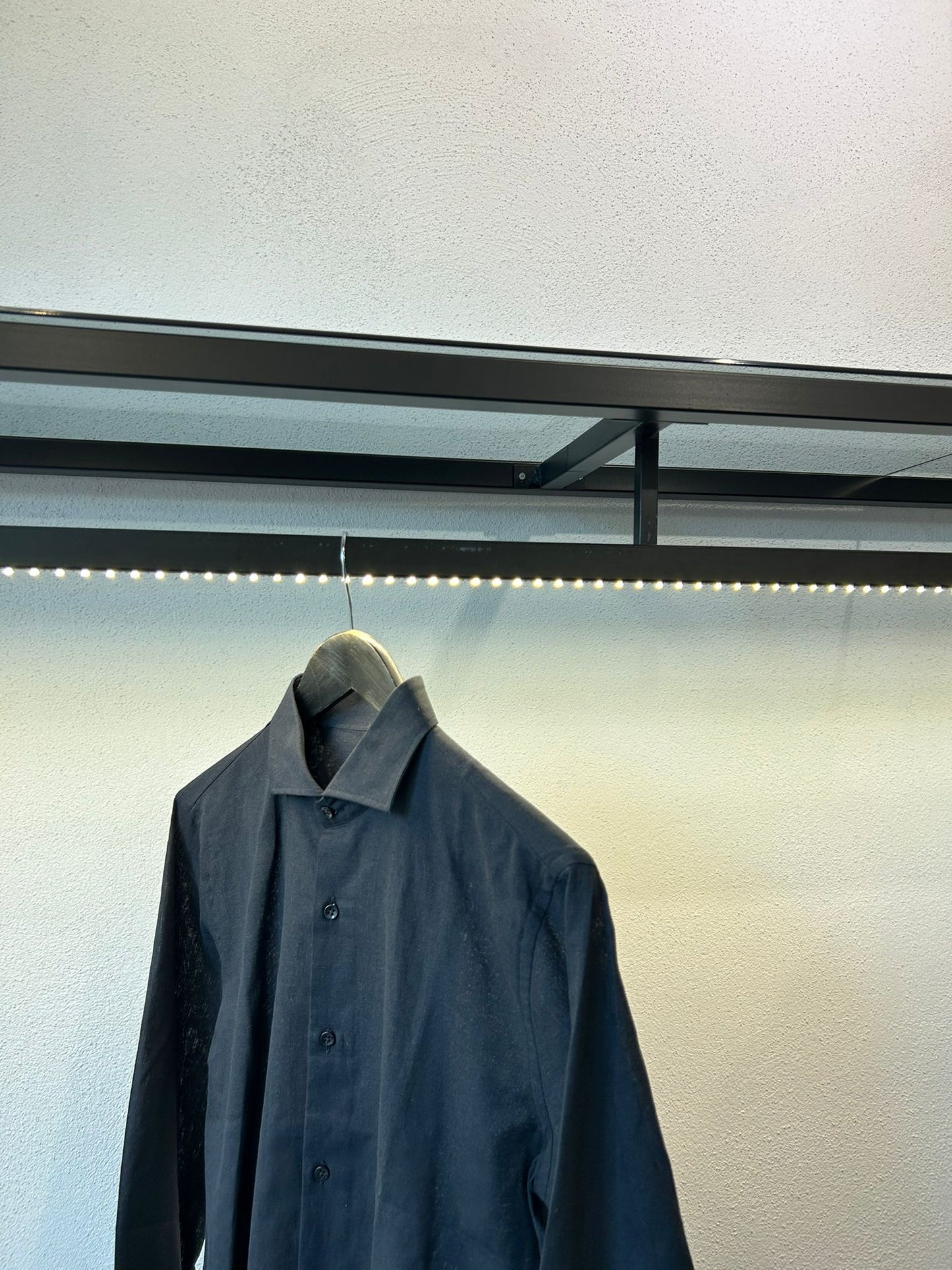 CAMICIA REGULAR IN LINO COLLO FRANCESE - 1392