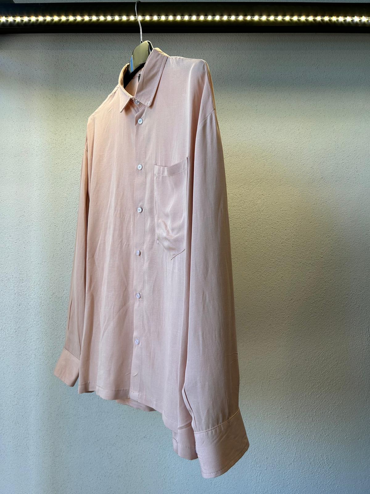 CAMICIA COMODA IN LINO E VISCOSA - 1159