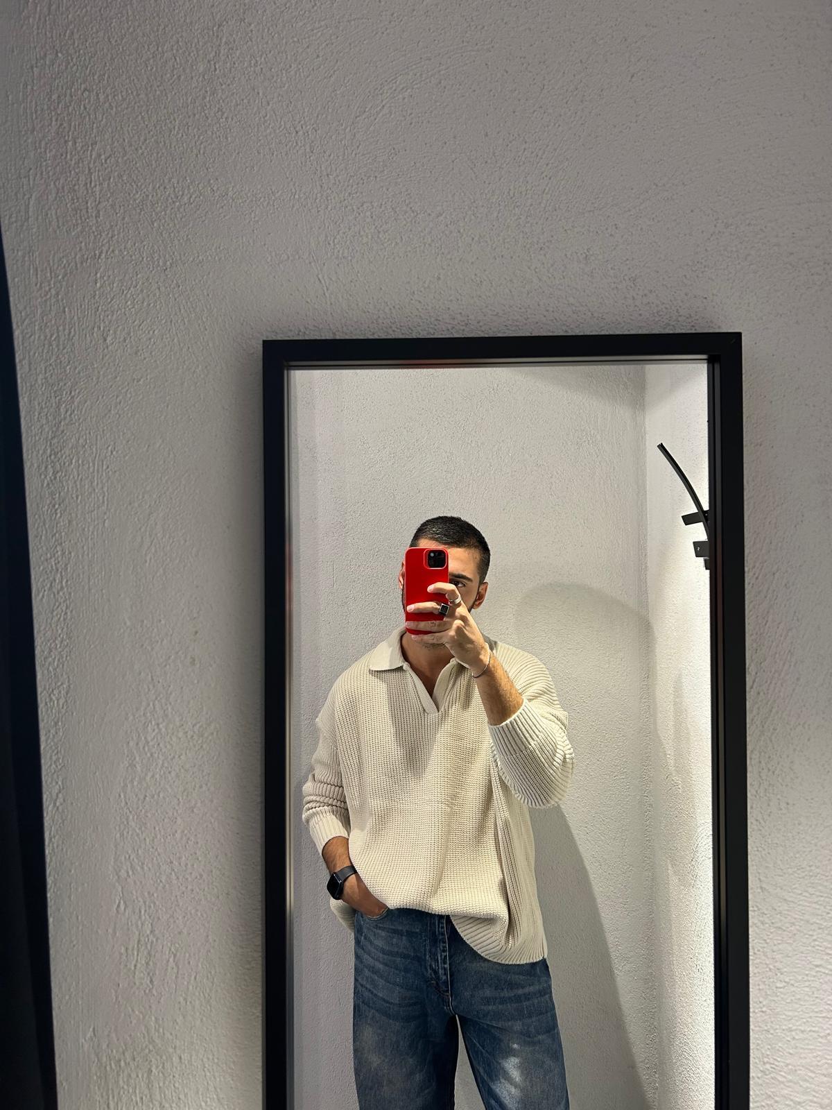MAGLIONE POLO IN LANA - 1225