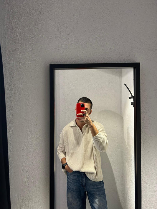 MAGLIONE POLO IN LANA - 1225