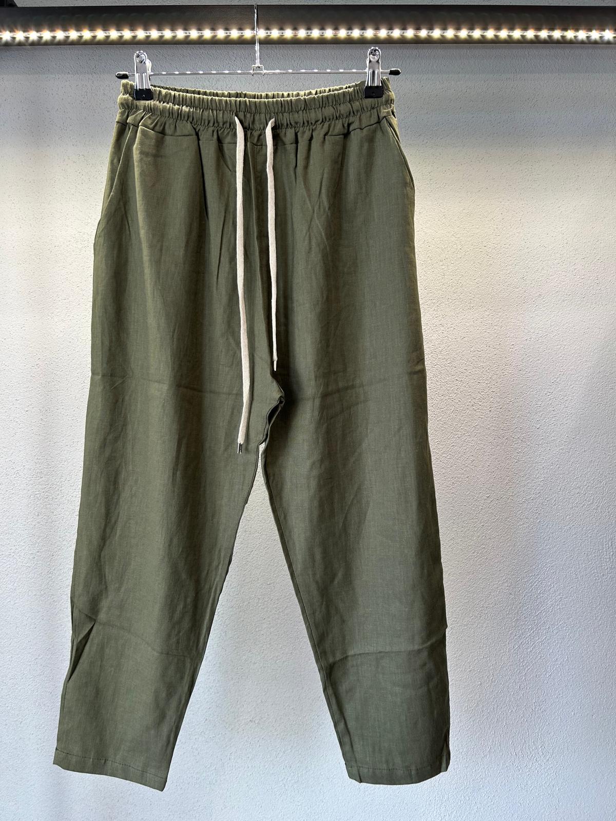 PANTALACCIO BASIC IN LINO E VISCOSA - 1174