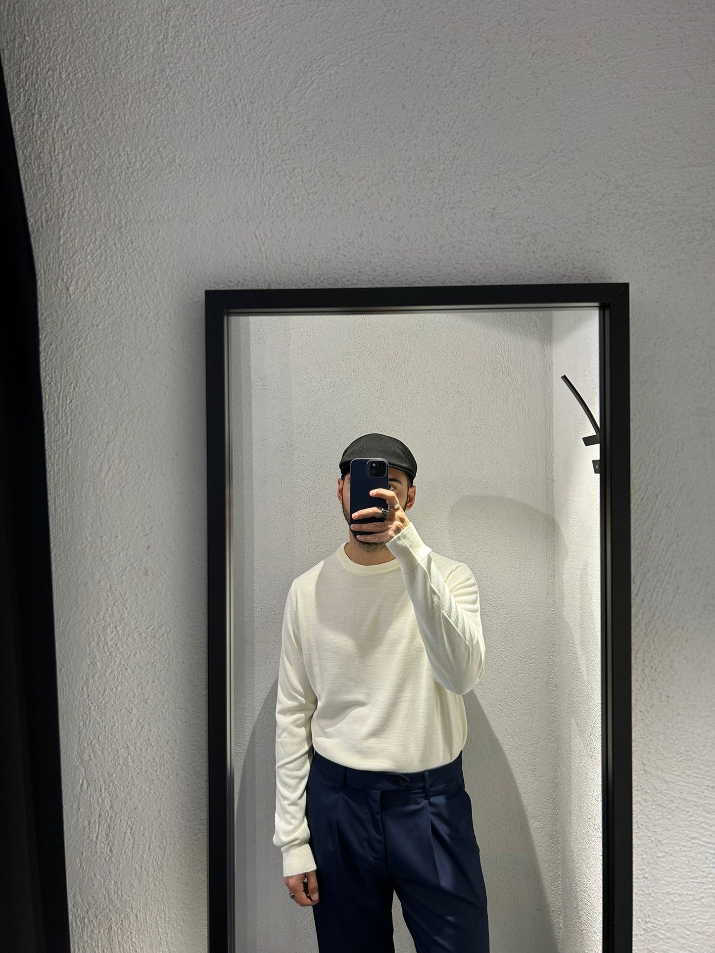 MAGLIA GIROCOLLO IN LANA MERINOS - 1279
