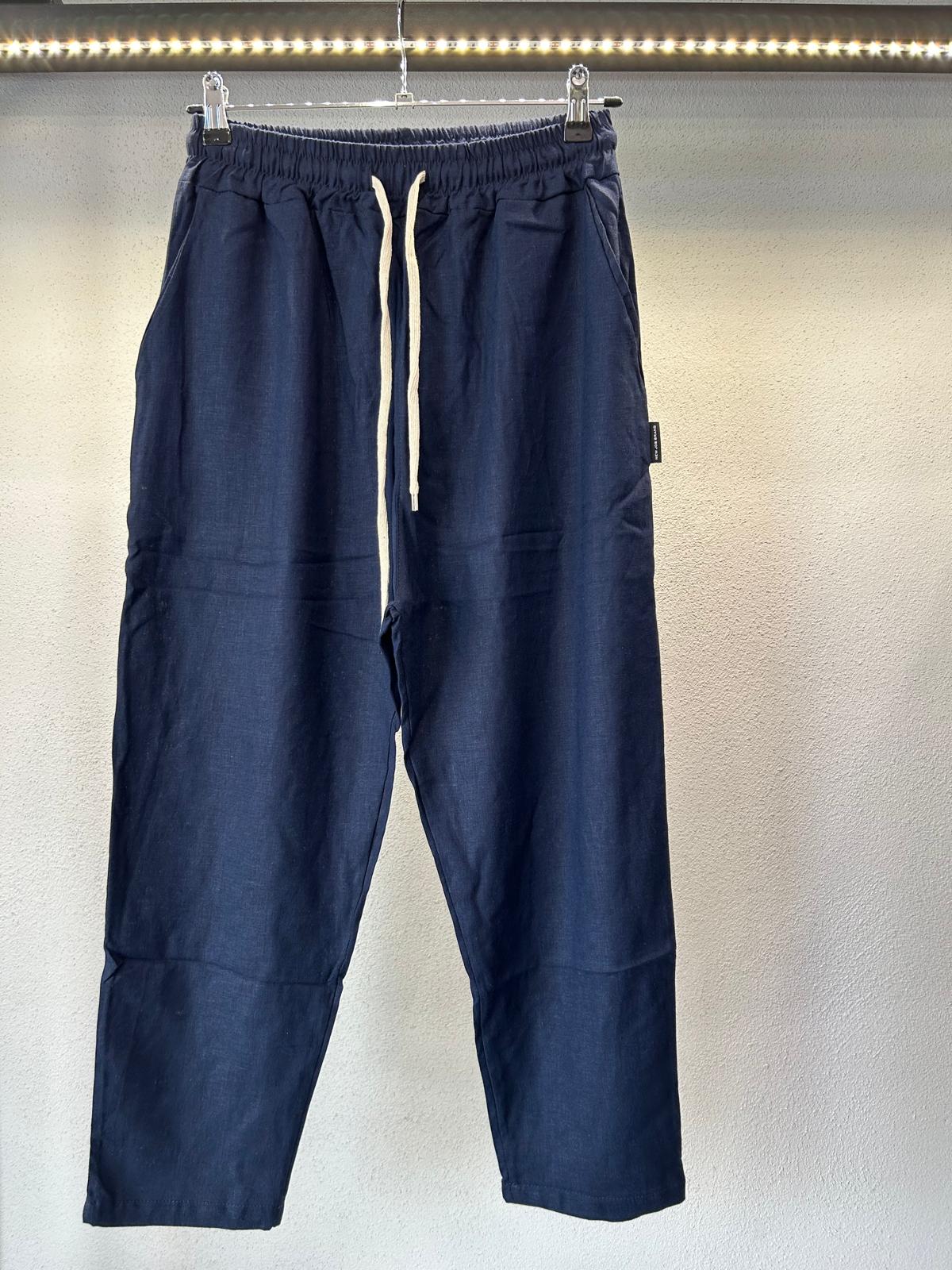 PANTALACCIO BASIC IN LINO E VISCOSA - 1174