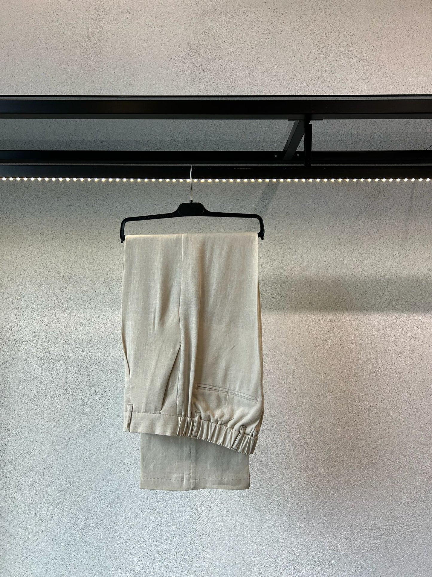 PANTALONE SOFT IN MISTO LINO - 1666