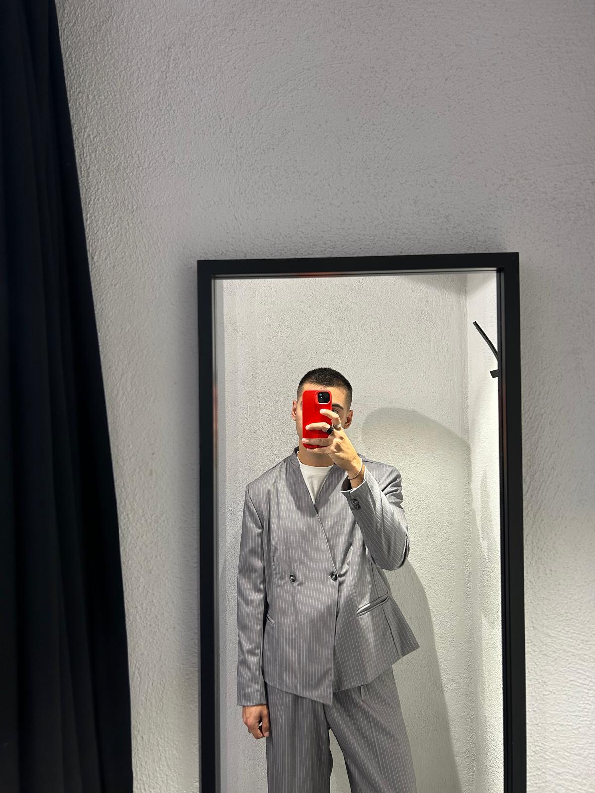 BLAZER DOPPIOPETTO OVERSIZE DA COMPLETO - 1239