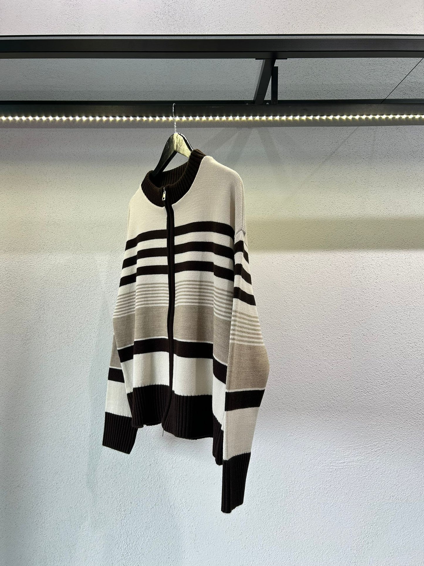 CARDIGAN FULL ZIP A FASCE MULTICOLOR - 1571