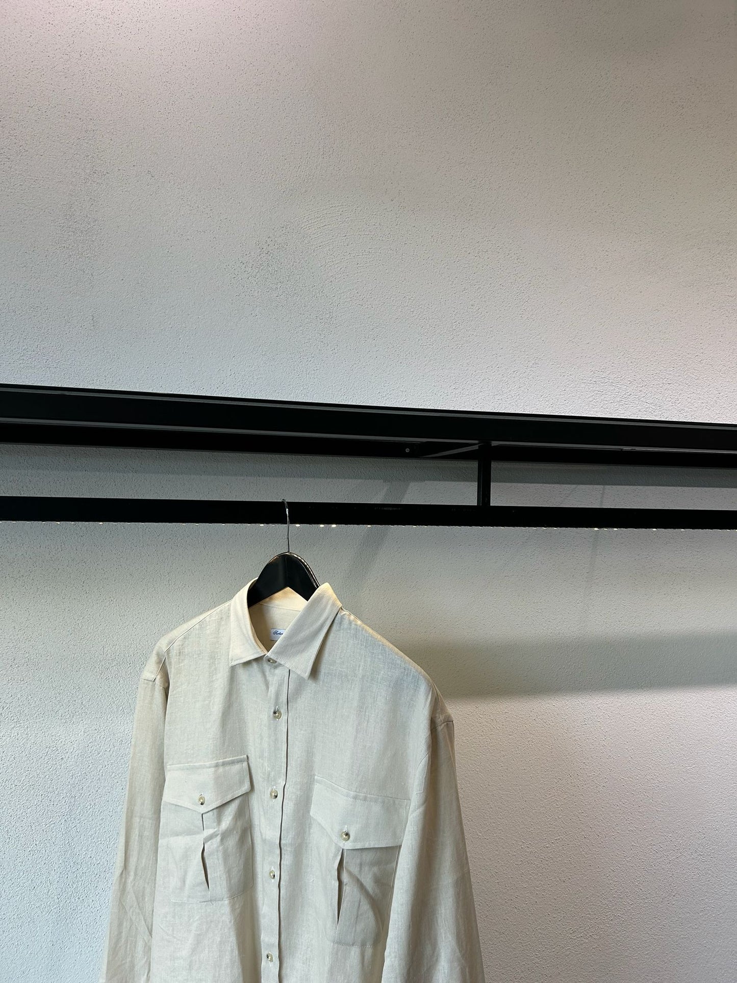 SAHARIANA OVERSIZE IN MISTO LINO - 1680