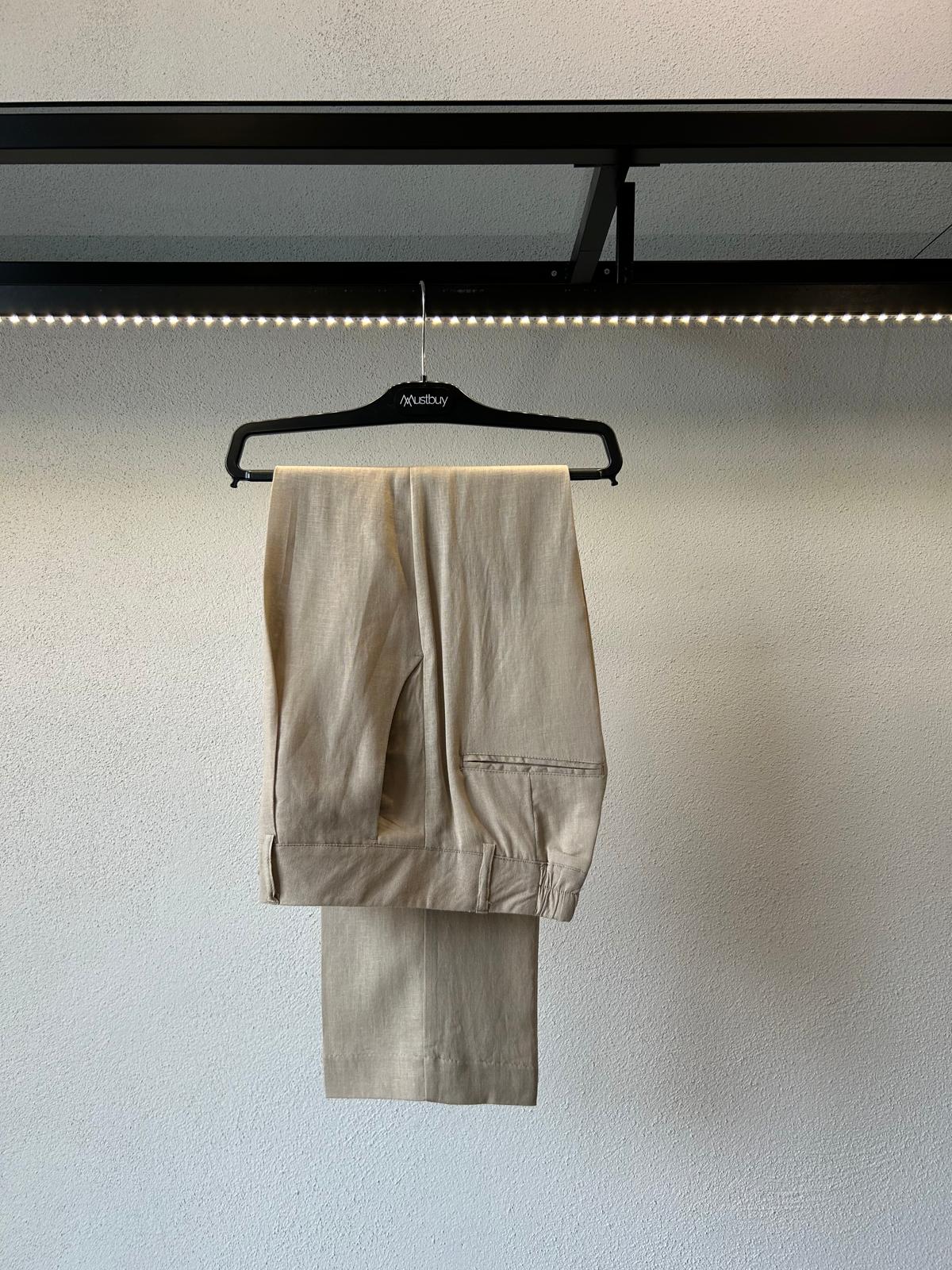 PANTALONE JAKER IN LINO - 1421