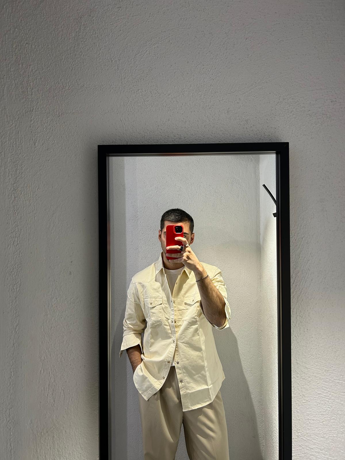 CAMICIA TEXANA IN GABARDINE - 1311