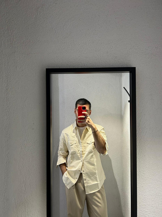 CAMICIA TEXANA IN GABARDINE - 1311