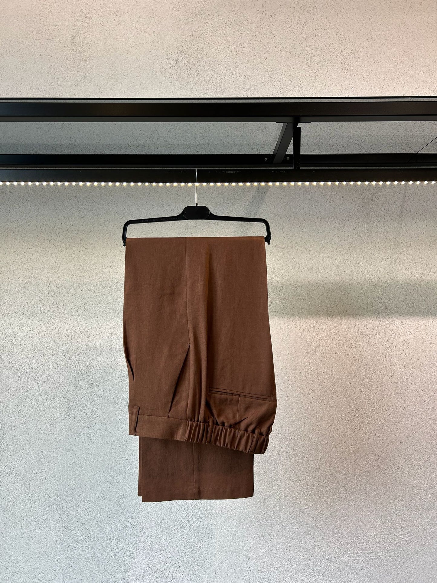 PANTALONE SOFT IN MISTO LINO - 1666