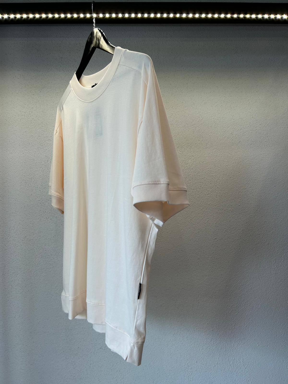 T SHIRT COLLO STRETTO CON SPACCHETTI - 1104