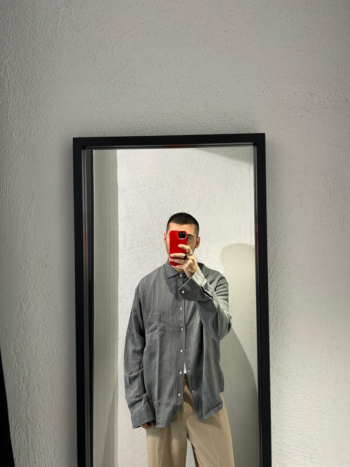 CAMICIA OVERSIZE IN DENIM - 1563