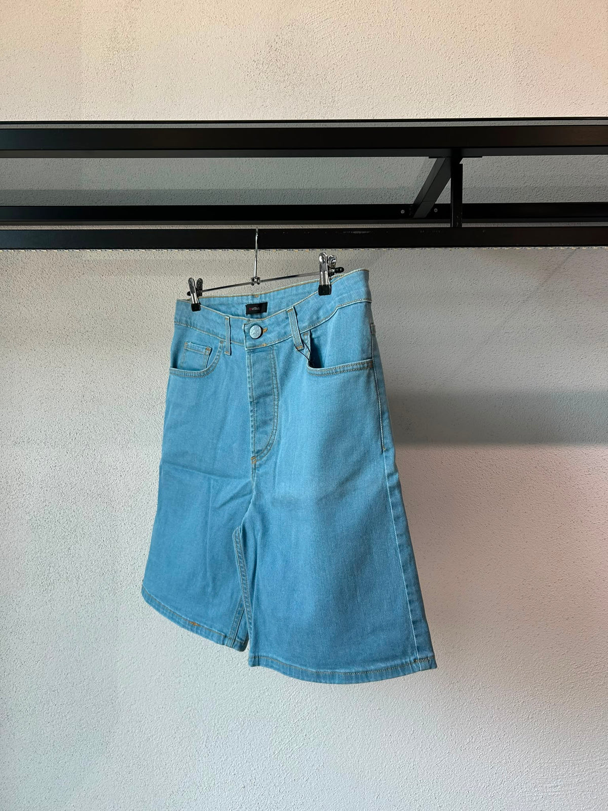SHORT BASIC IN DENIM - 1171