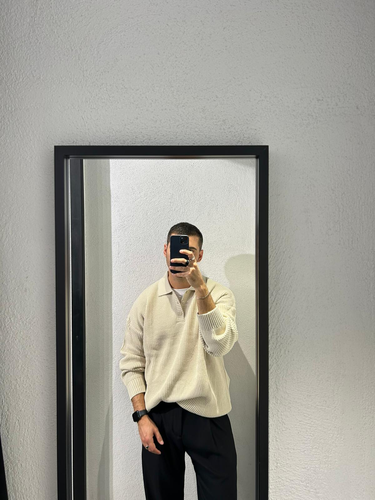 MAGLIONE POLO OVERSIZE - 1549