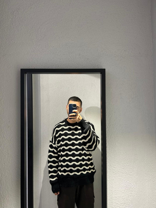 MAGLIONE WAVES OVERSIZE - 1265