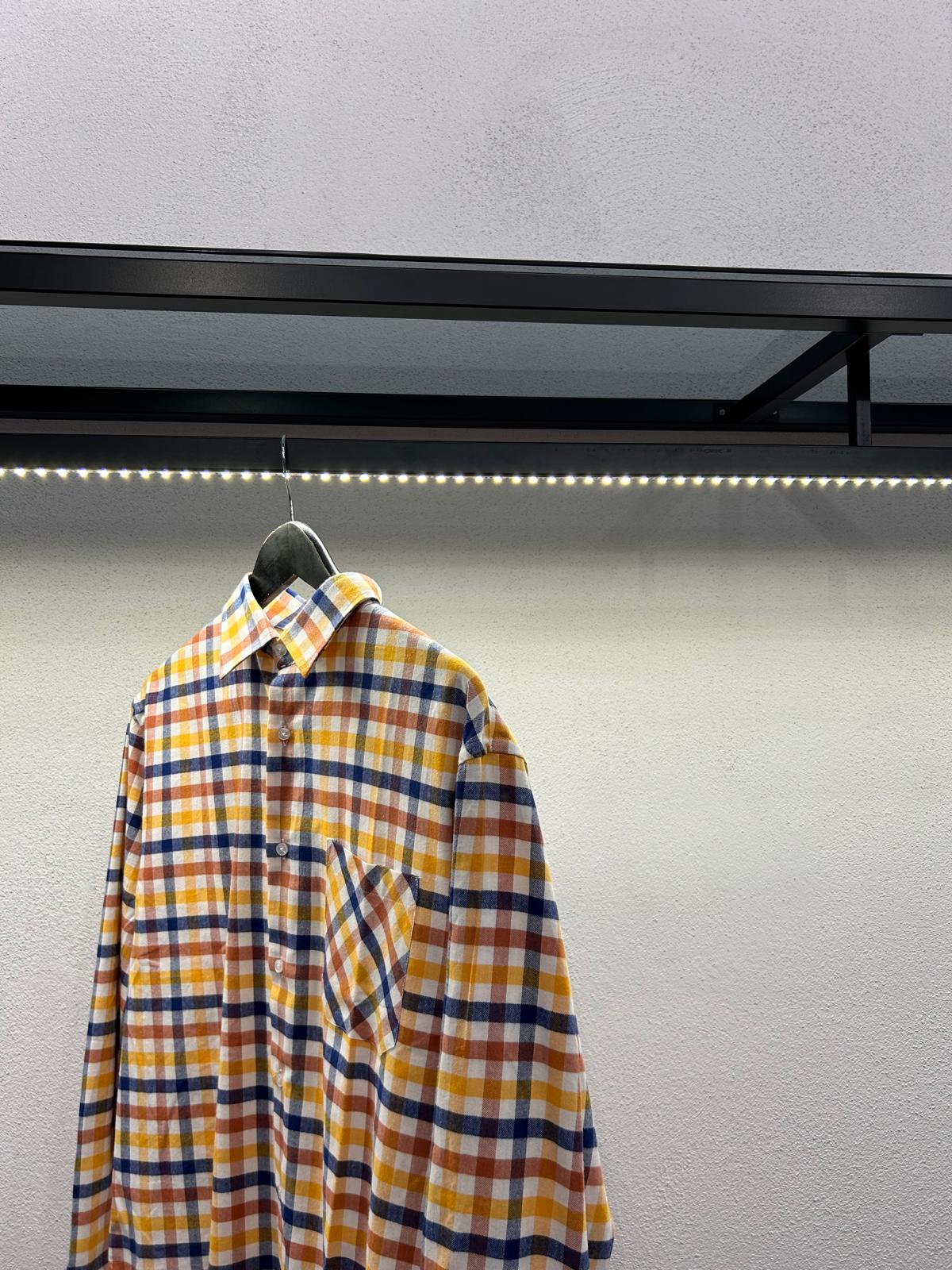 CAMICIA OVERSIZE IN FLANELLA FANTASIA MURGIA - 1237