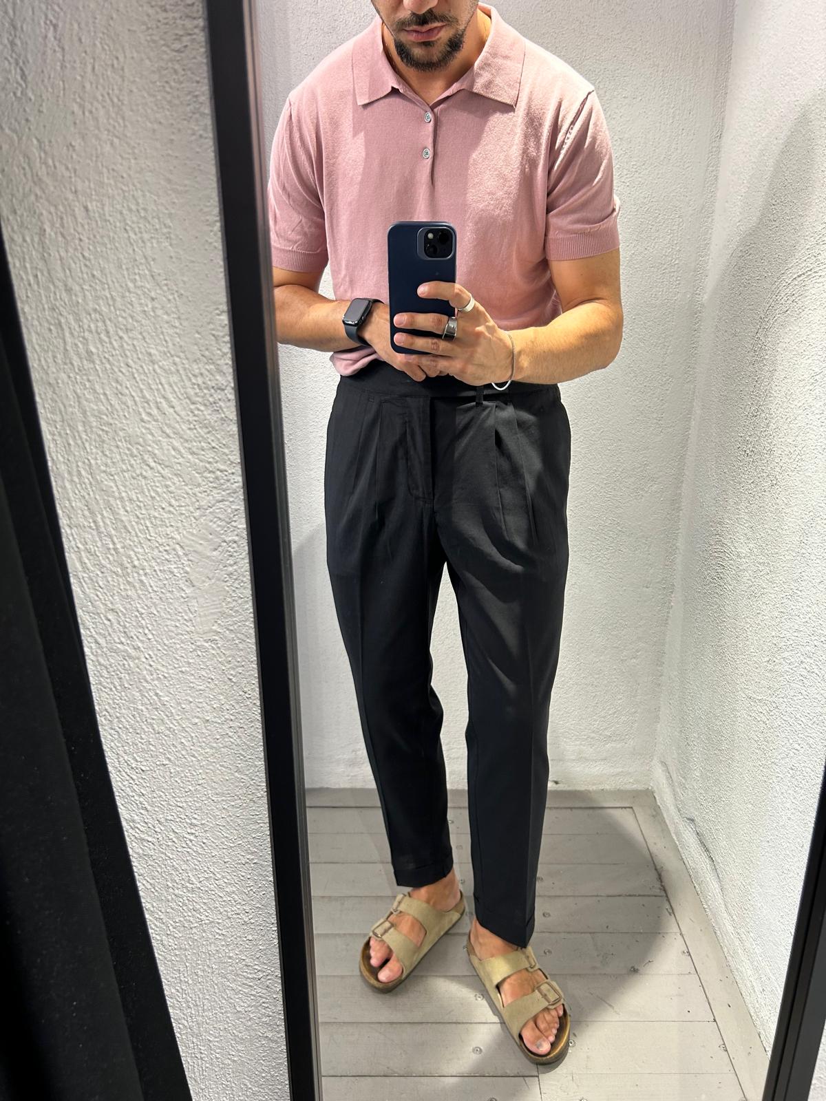 PANTALONE PRESLEY IN LINO - 1185
