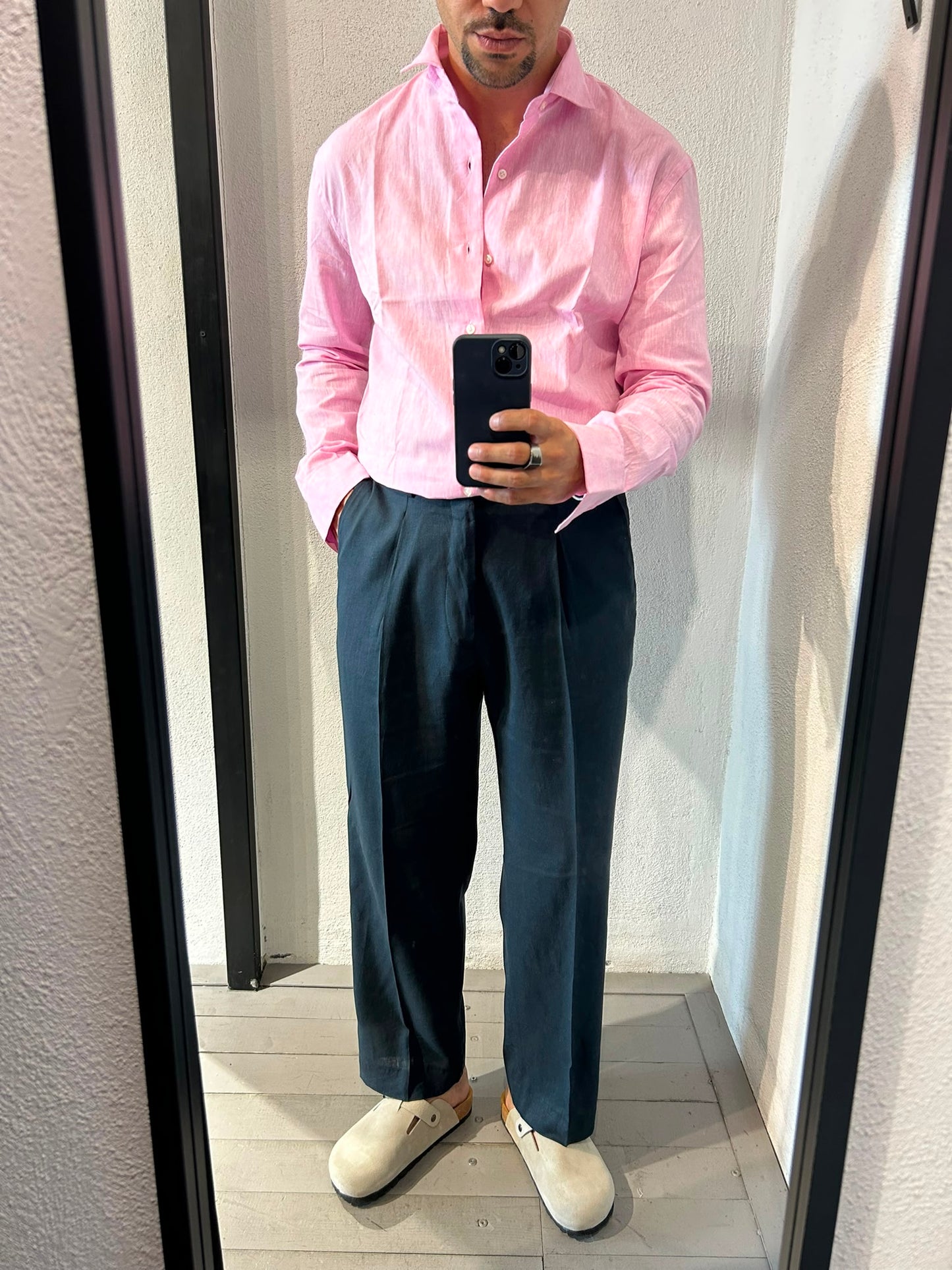 PANTALONE OLD TEX LINO - 1699