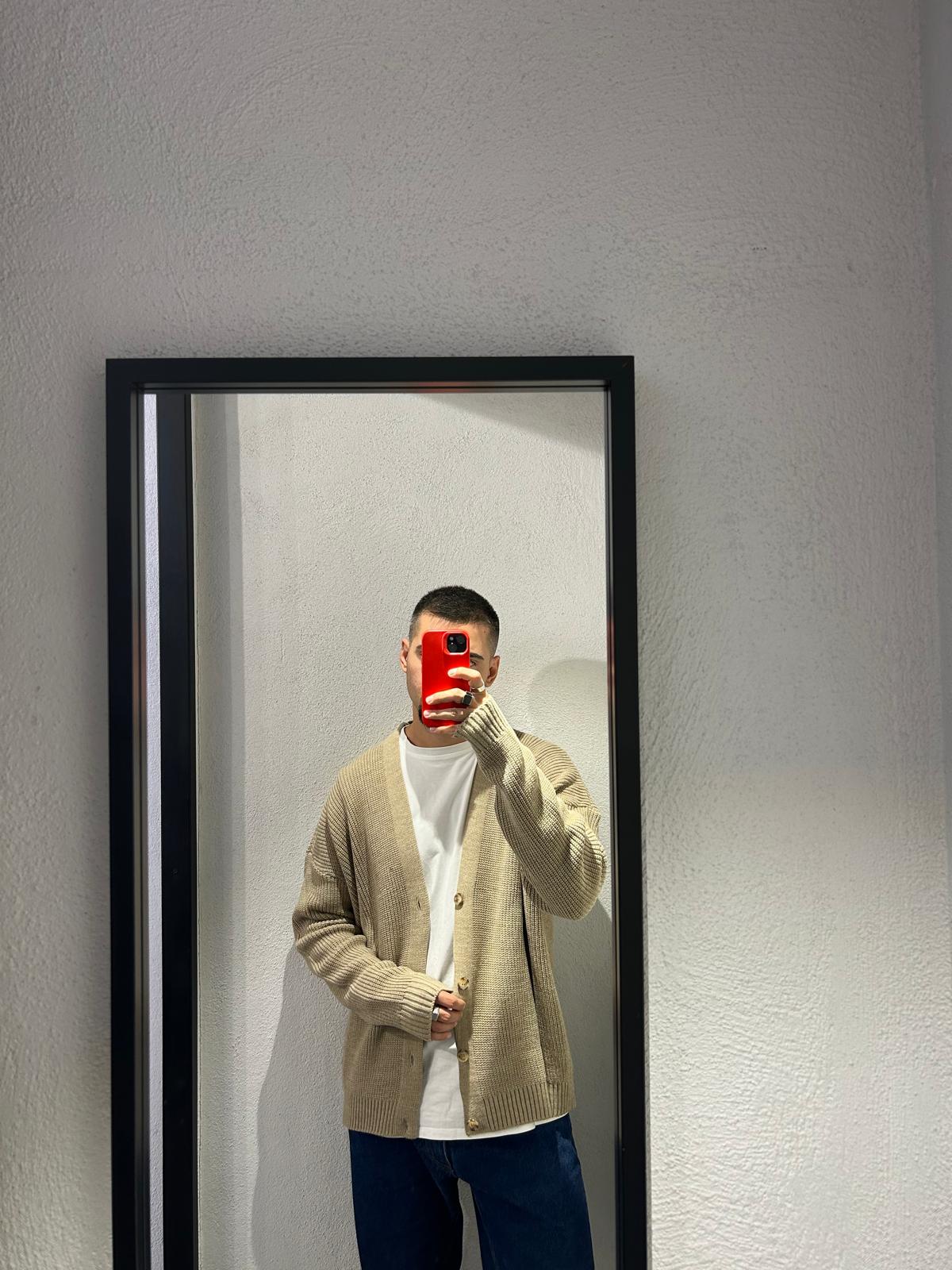 CARDIGAN CROPPED IN LANA - 1241
