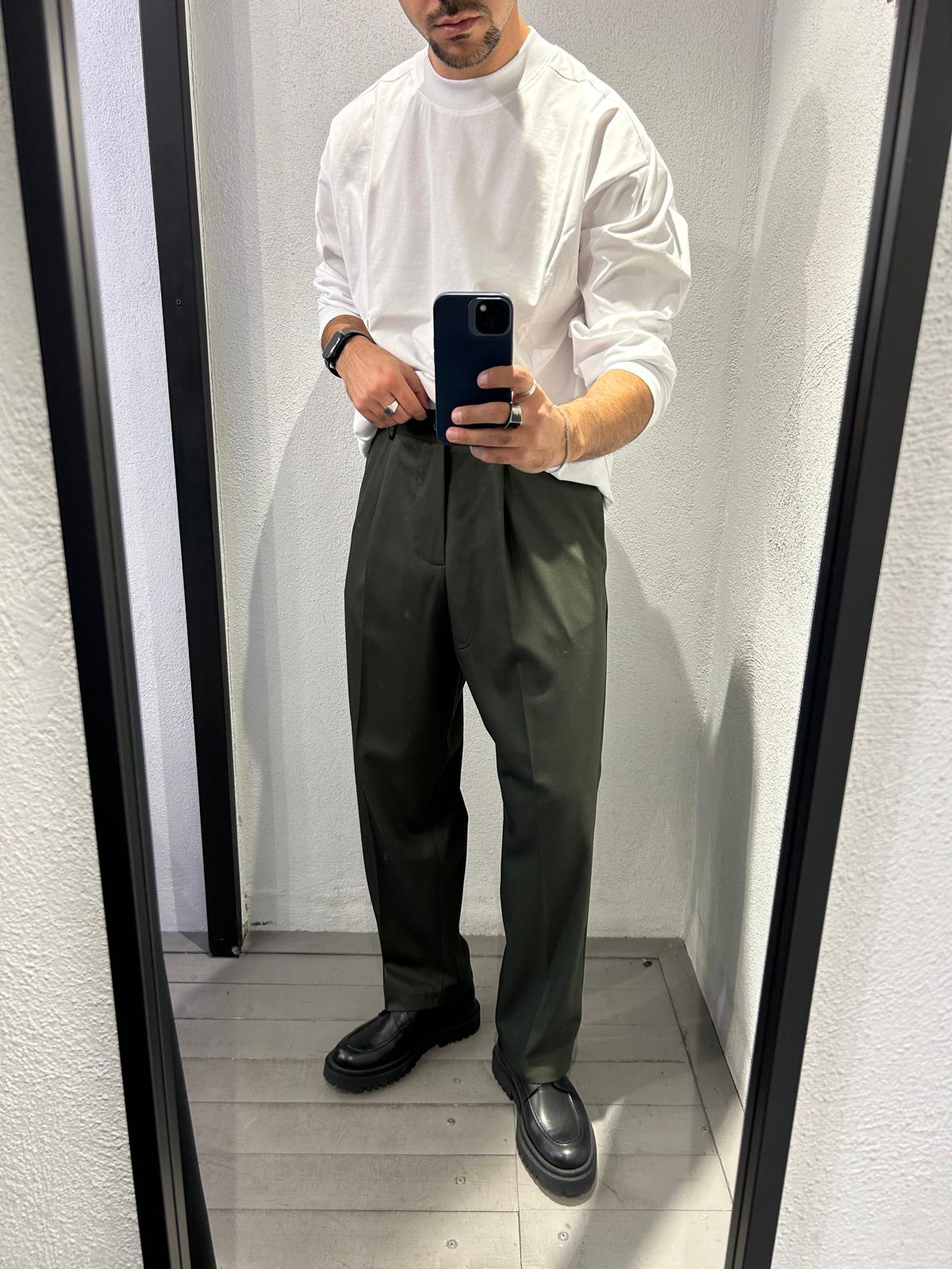 PANTALONE PATTINE VITA ALTA - 1228