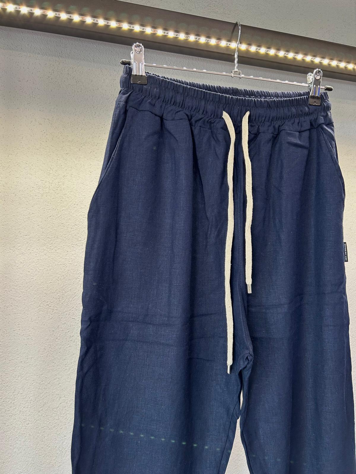 PANTALACCIO BASIC IN LINO E VISCOSA - 1174
