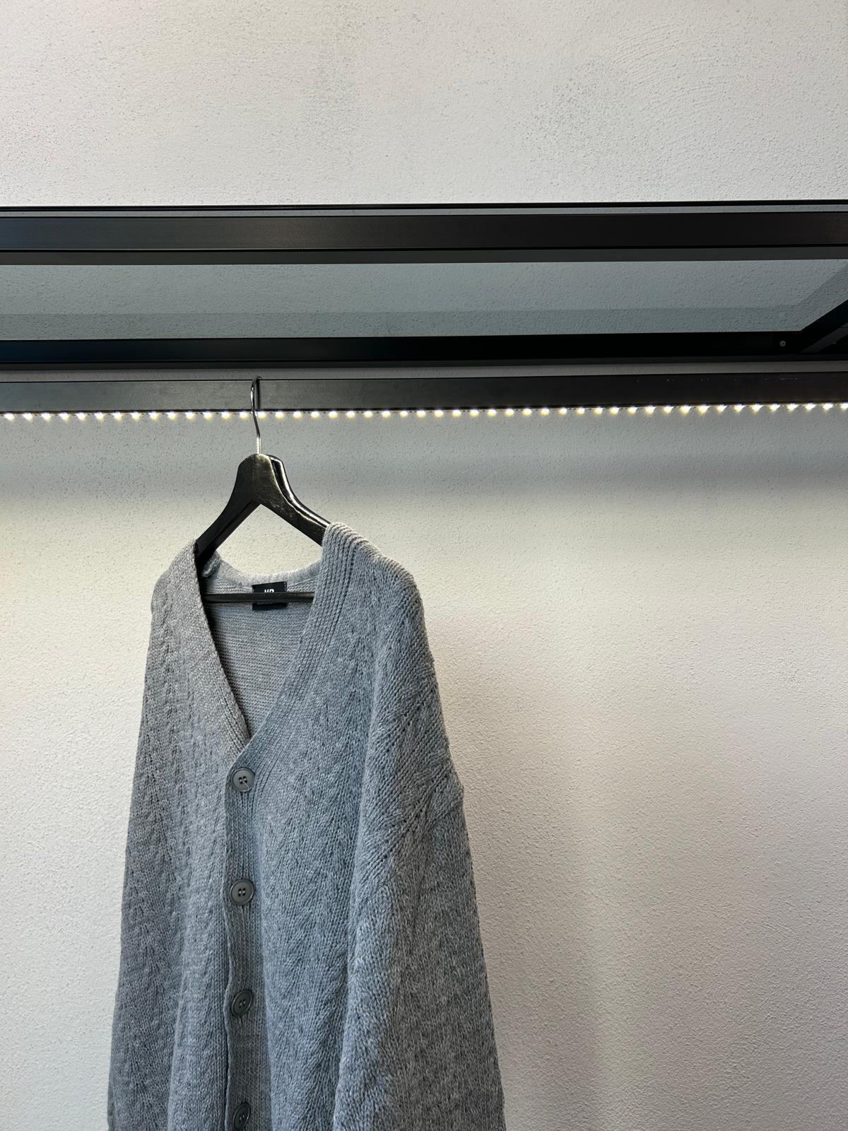 CARDIGAN CROPPED CON TRAMA - 1223