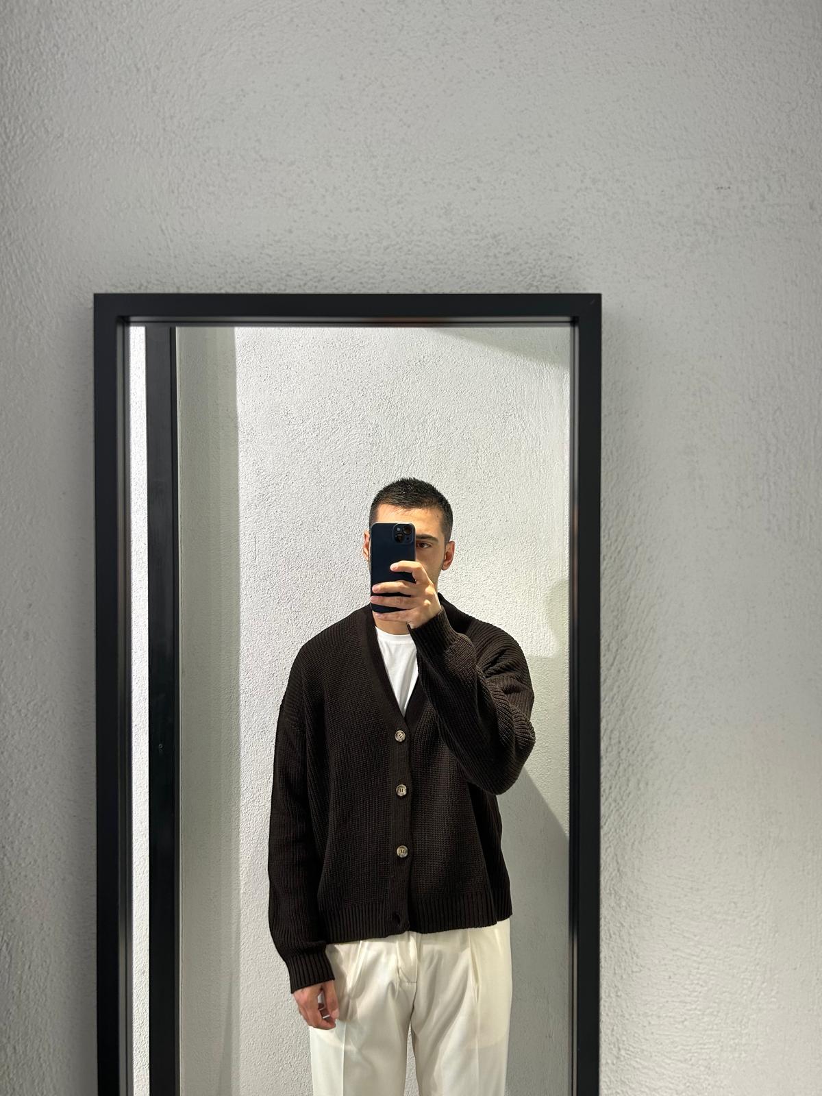 CARDIGAN CROPPED CON BOTTONI - 1551