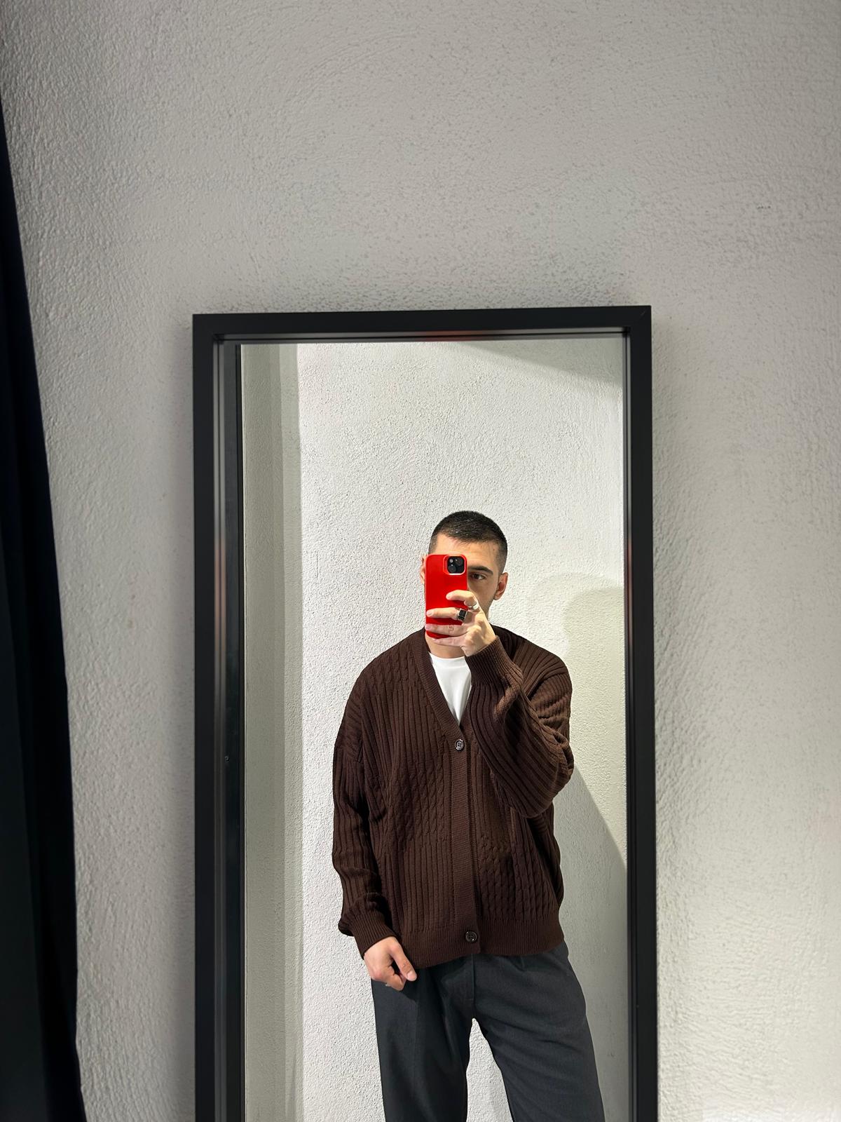 CARDIGAN OVERSIZE DUE BOTTONI - 1514