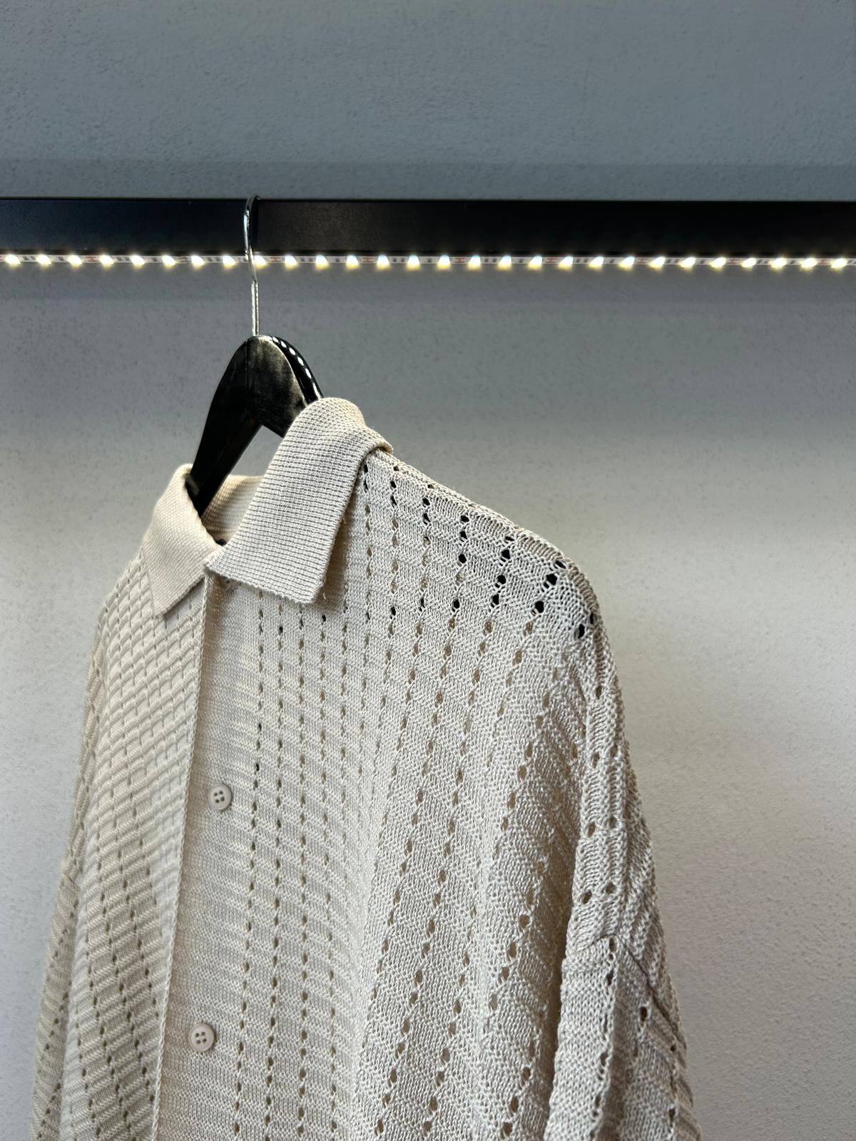 CAMICIA ROW IN FILO DA COMPLETO - 1156