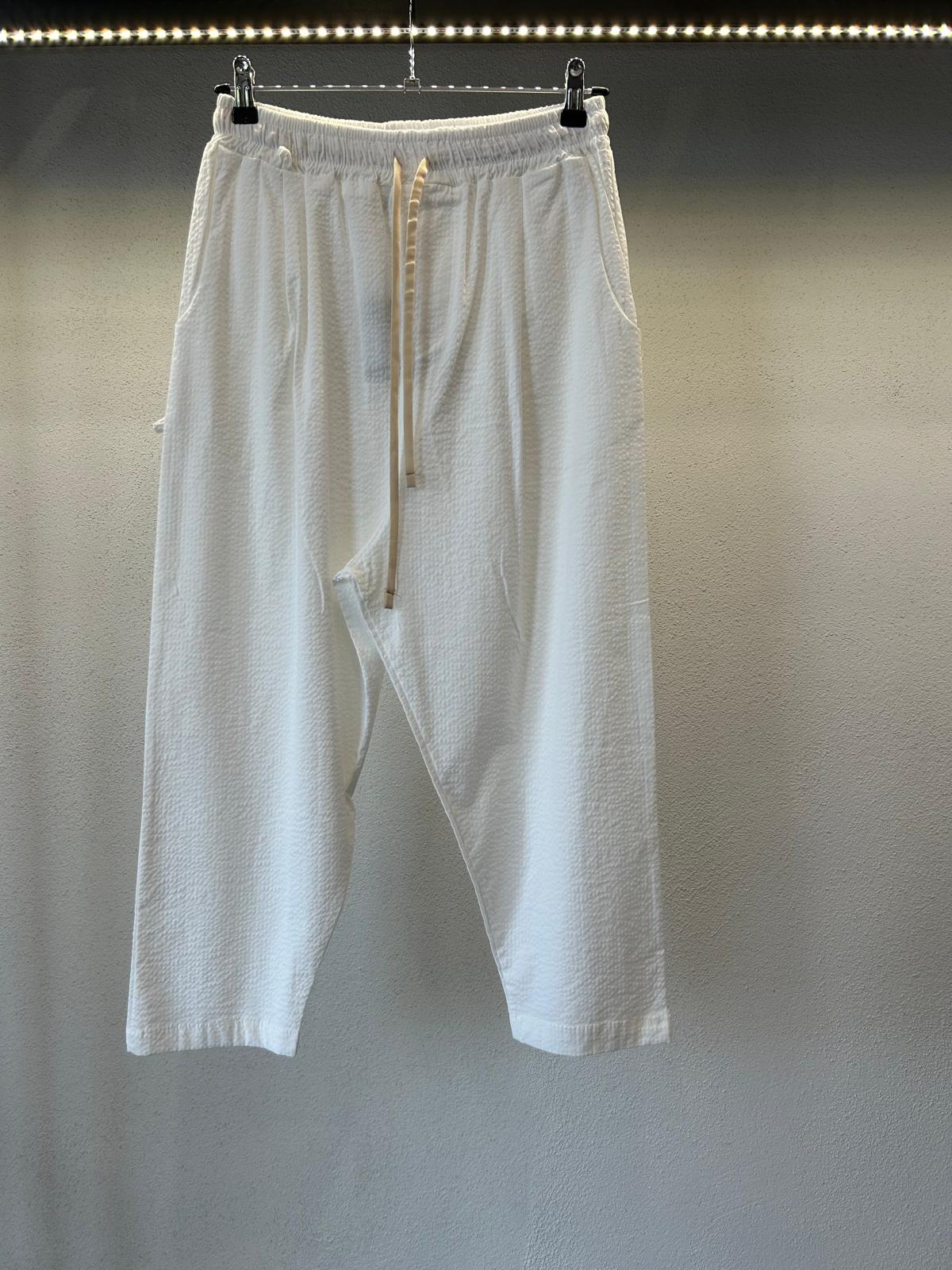 PANTALACCIO IN COTONE GOFFRATO DA COMPLETO - 1080