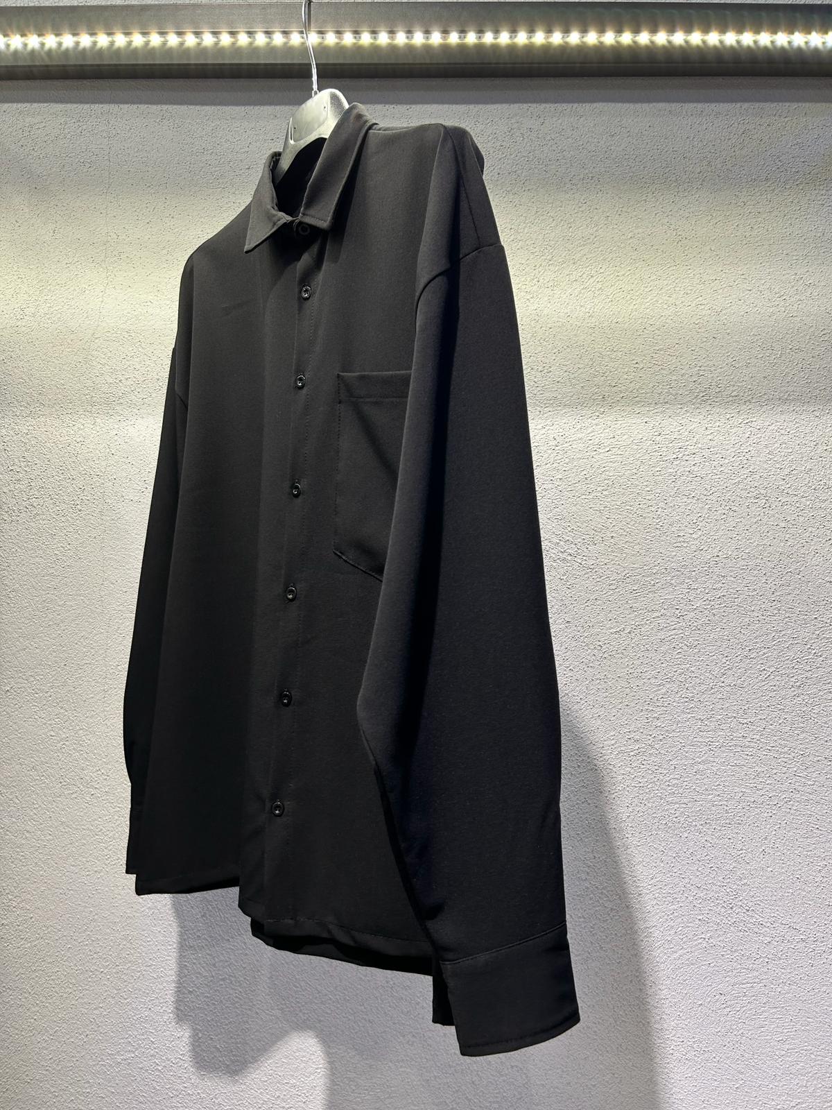 CAMICIA OVERSIZE CON TASCA DA COMPLETO - 1062
