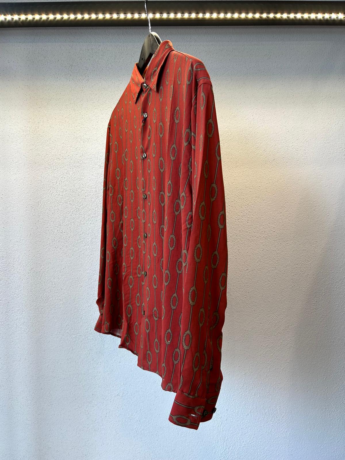 CAMICIA OVERSIZE IN VISCOSA FANTASIA - 1059