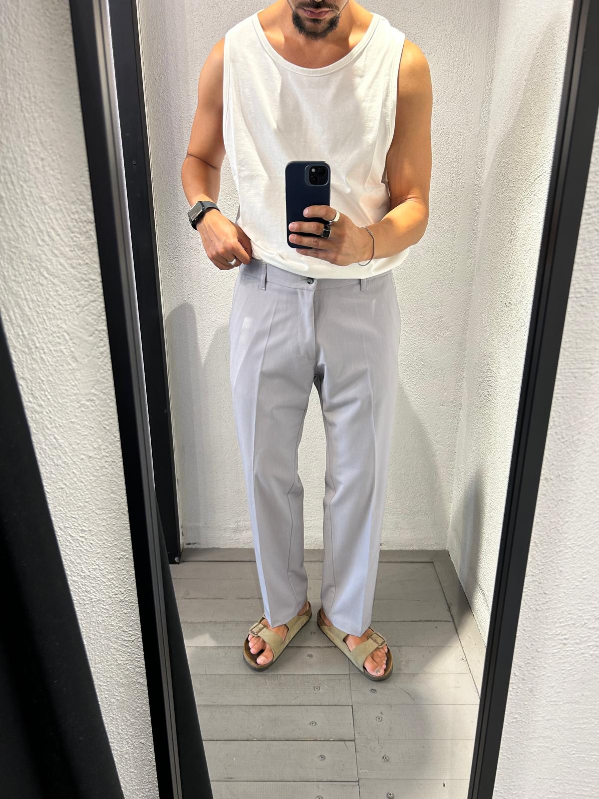 PANTALONE HALF TESSUTO MILLER FONDO COMODO - 1166