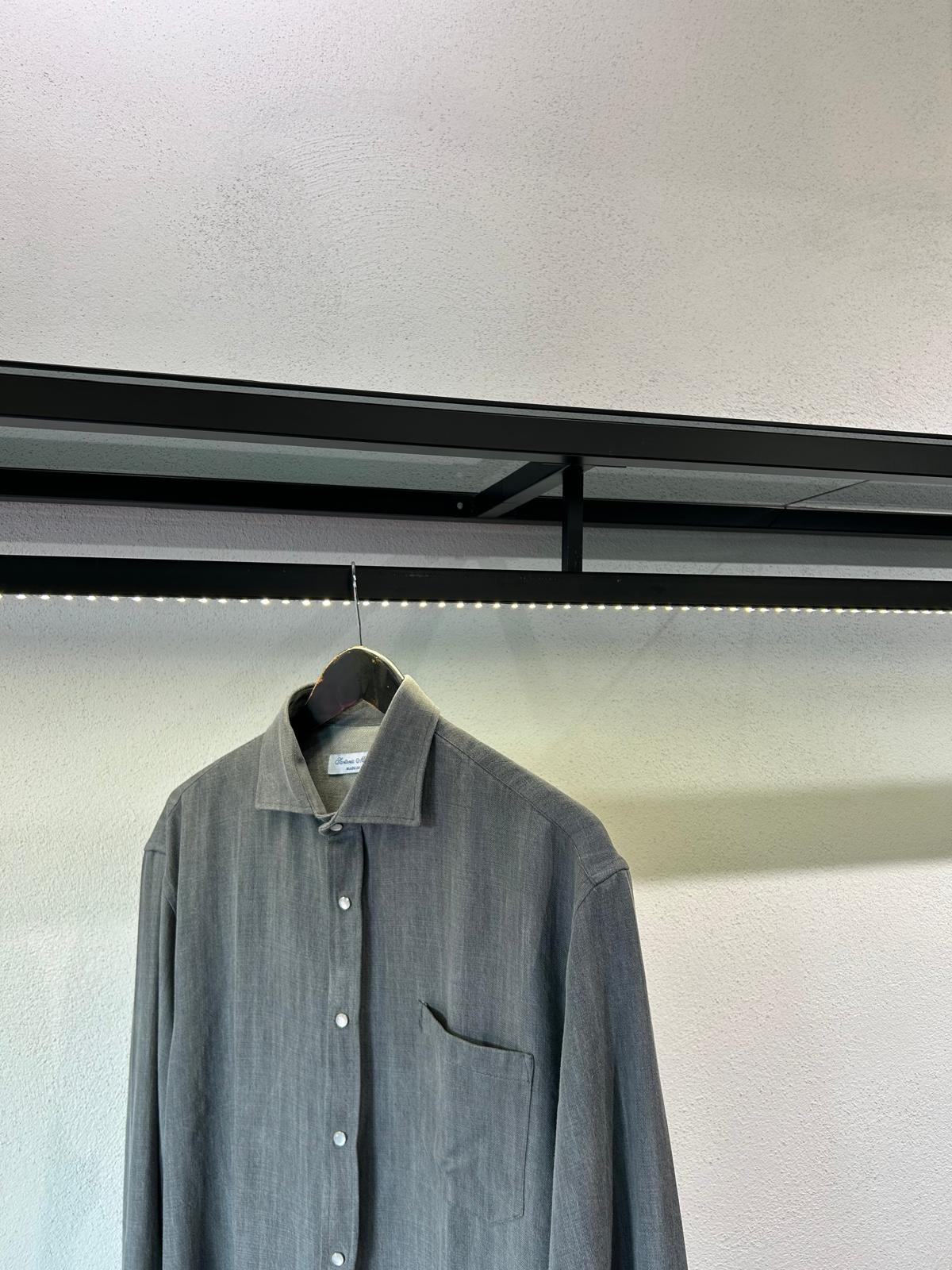 CAMICIA OVERSIZE IN DENIM - 1563