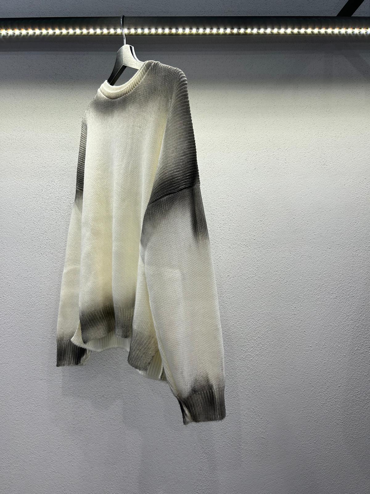 MAGLIONE OVERSIZE SFUMATO CON SPACCHI - 1242
