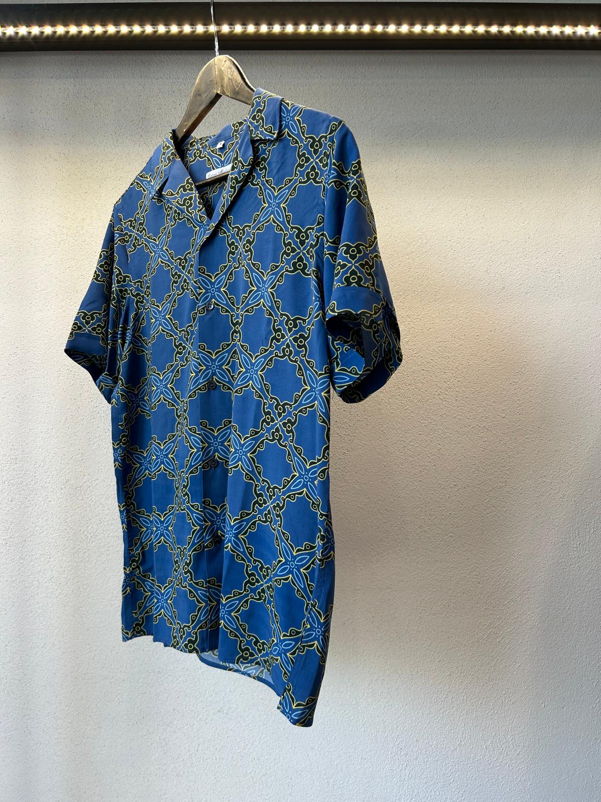 CAMICIA M/M IN VISCOSA FANTASIA - 1158