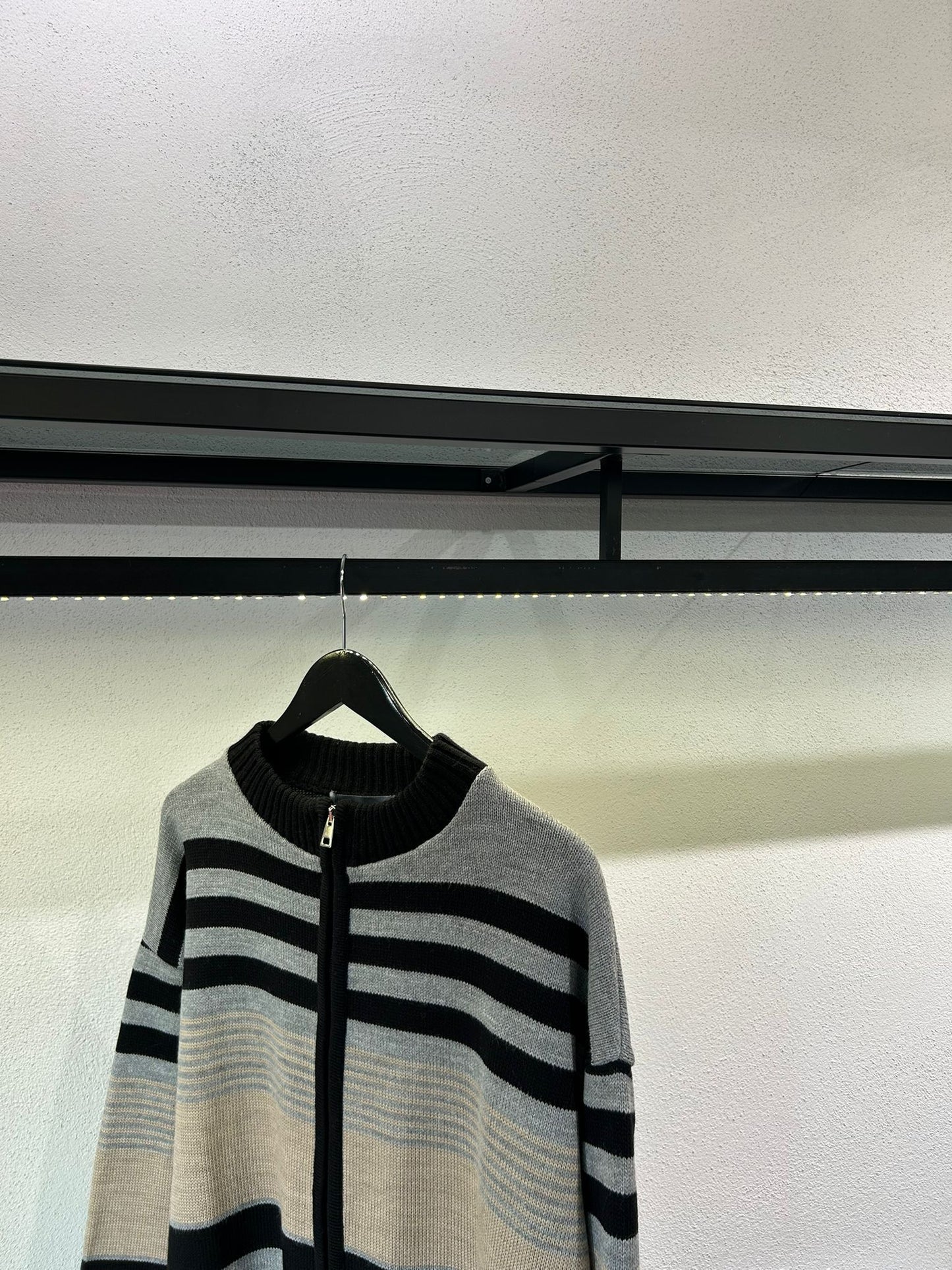 CARDIGAN FULL ZIP A FASCE MULTICOLOR - 1571