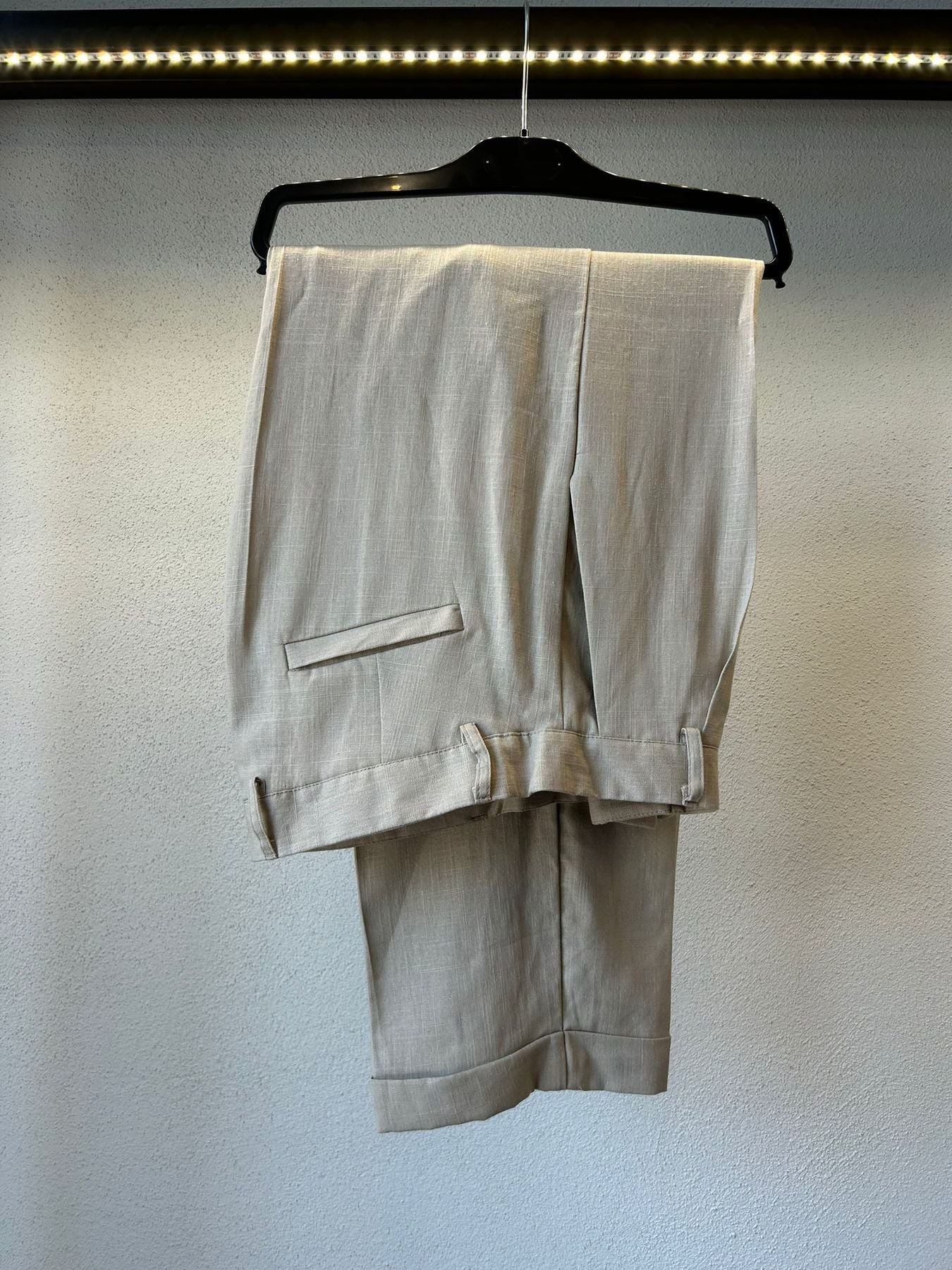 PANTALONE COMODO IN MISTO LINO VISCOSA - 1164