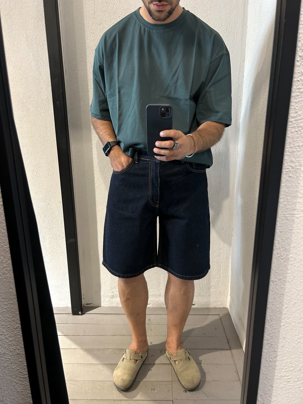 SHORT IN DENIM REGULAR FIT - 1663