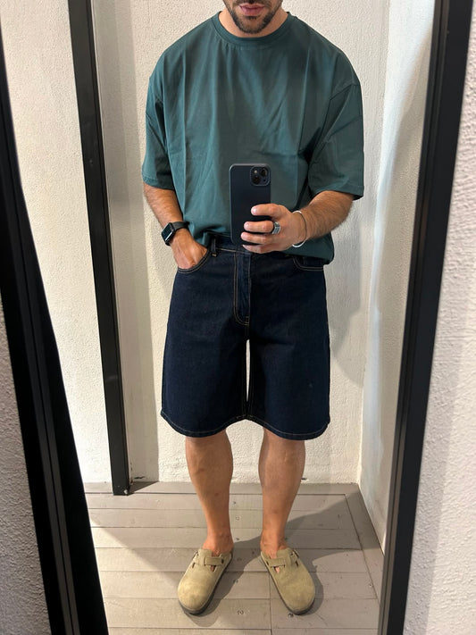 SHORT IN DENIM REGULAR FIT - 1663