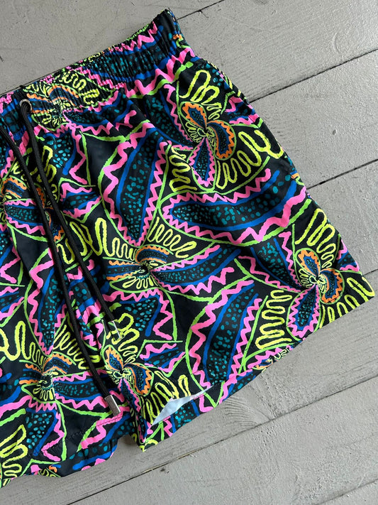 COSTUME DA BAGNO FANTASIA ASTRATTO FLUO - 1145