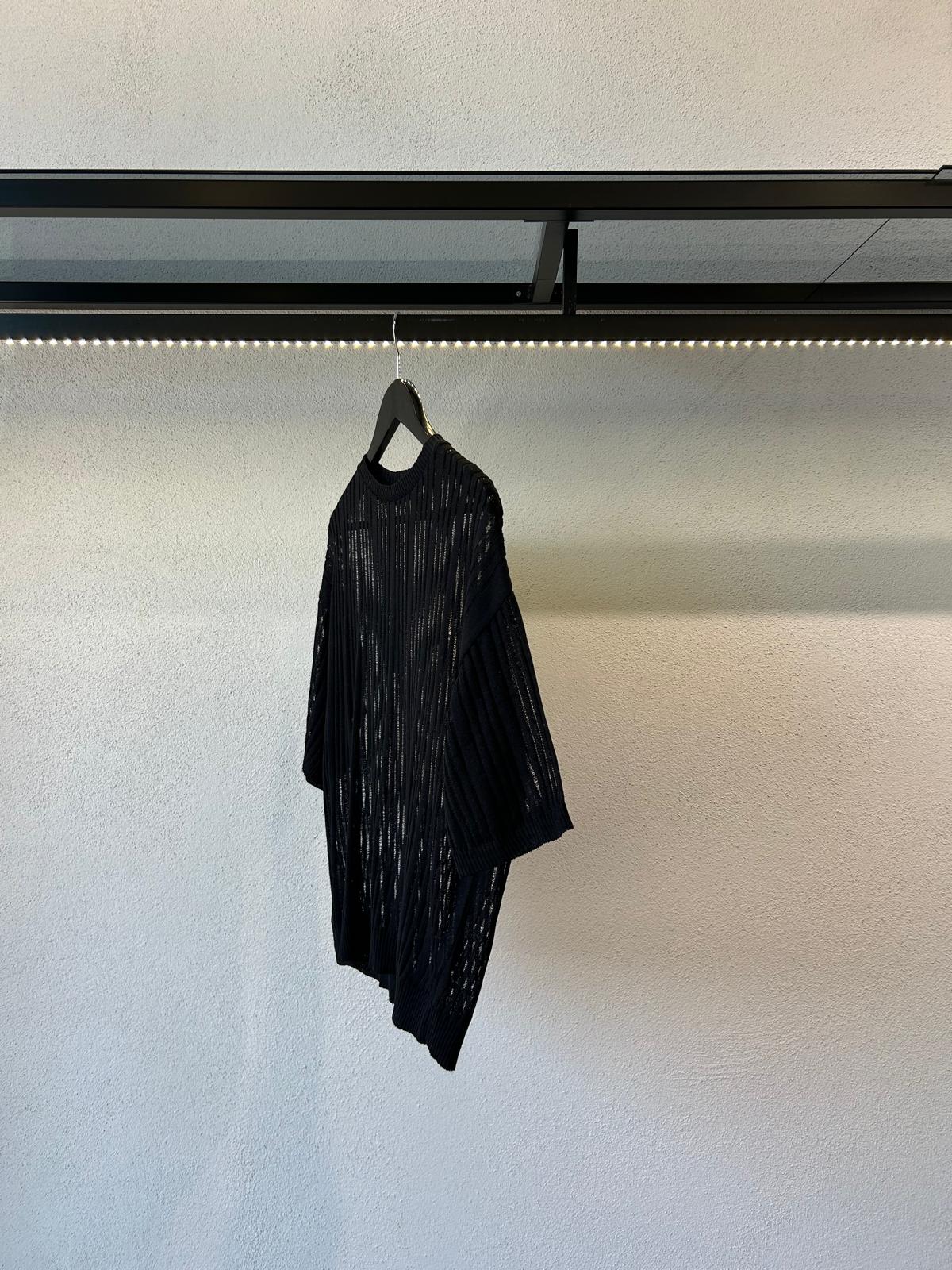 MAGLIA IN FILO A COSTE TRAFORATA - 1657