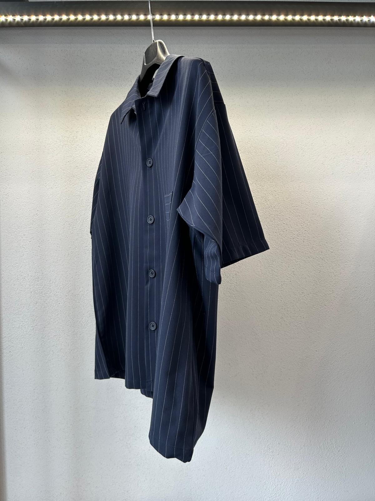 CAMICIA OVER M/M GESSATA DA COMPLETO - 1135